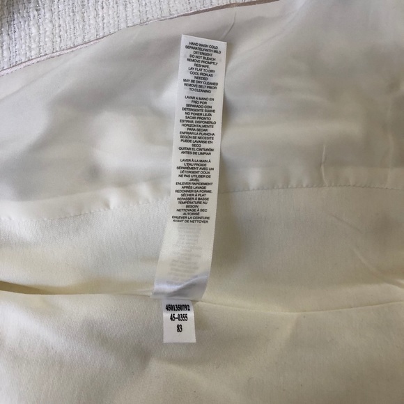 White House Black Market Tweed Vest, White, Small - Picture 7 of 10